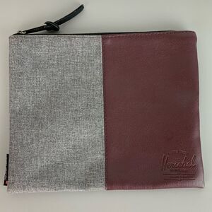 Herschel Supply Co - Virgin Atlantic travel toiletry Cosmetic bag Pouch 9"x7.5"